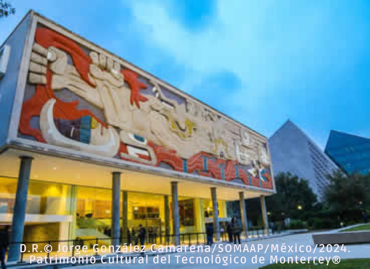 Mural de Rectoría del Tecnológico de Monterrey